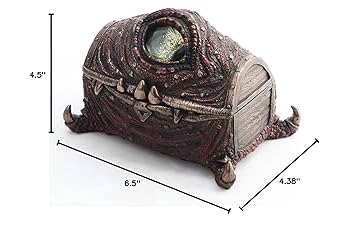 Amazon.com: Unicorn Studios WU76860A4 Mimic Chest Dragon Eye